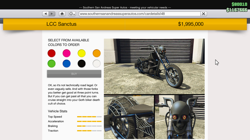 Despite the pricetag, people are definitely buying the bike and cruising all over Los Santos with it.